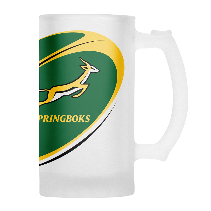 SPRINGBOKS Rugby CHAMPIONS Frosted Beer Mug