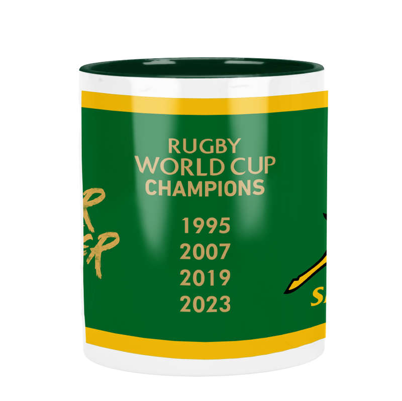 SPRINGBOKS Rugby RWC CHAMPIONS Coffee Mug