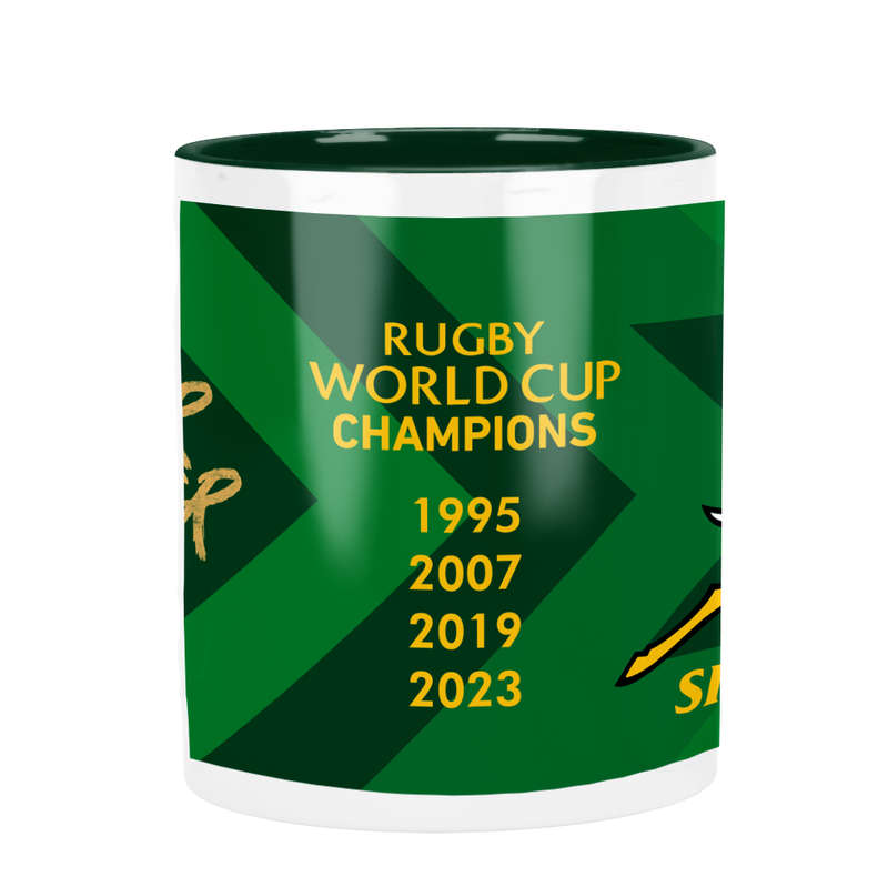 SPRINGBOKS Rugby Coffee Mug - RWC Green Jersey