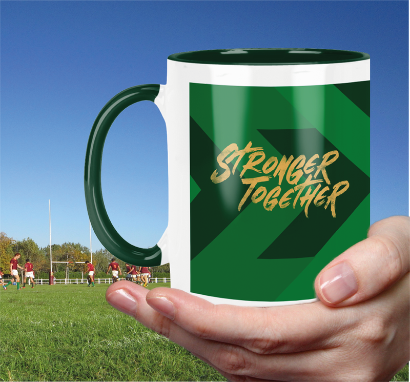 SPRINGBOKS Rugby Coffee Mug - RWC Green Jersey