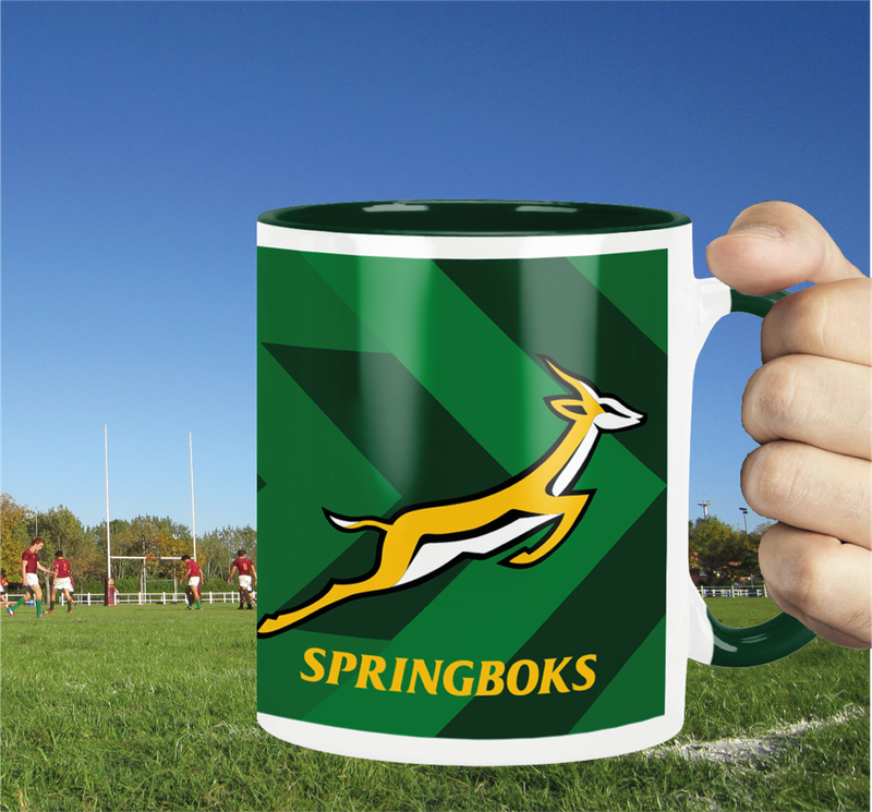 SPRINGBOKS Rugby Coffee Mug - RWC Green Jersey
