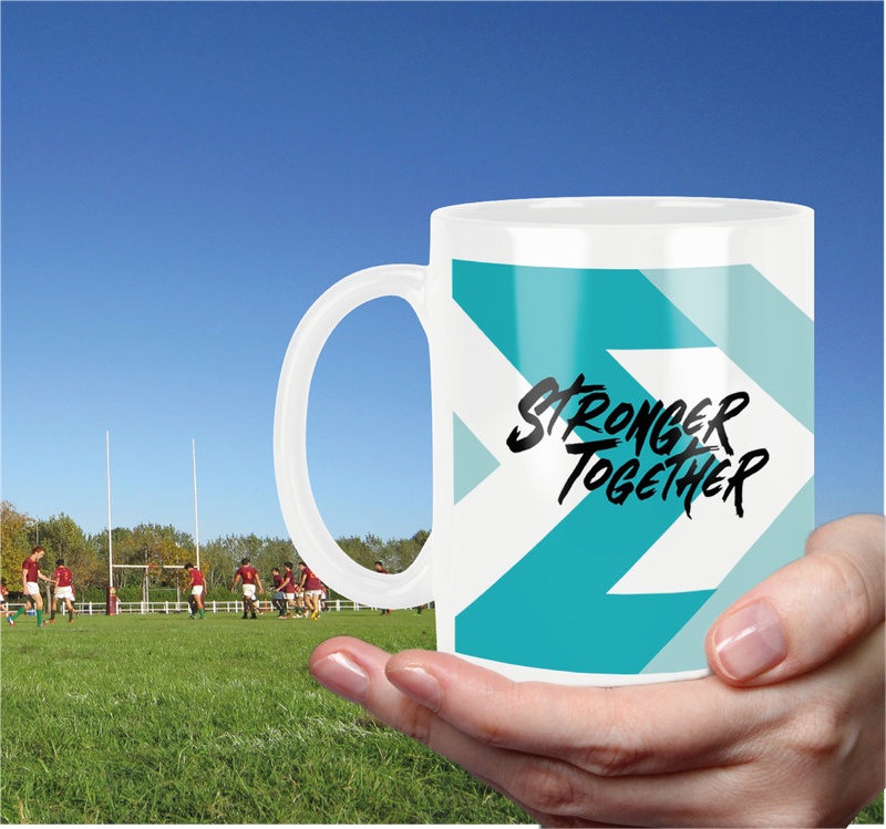 SPRINGBOKS Rugby White Coffee Mug - RWC White Jersey