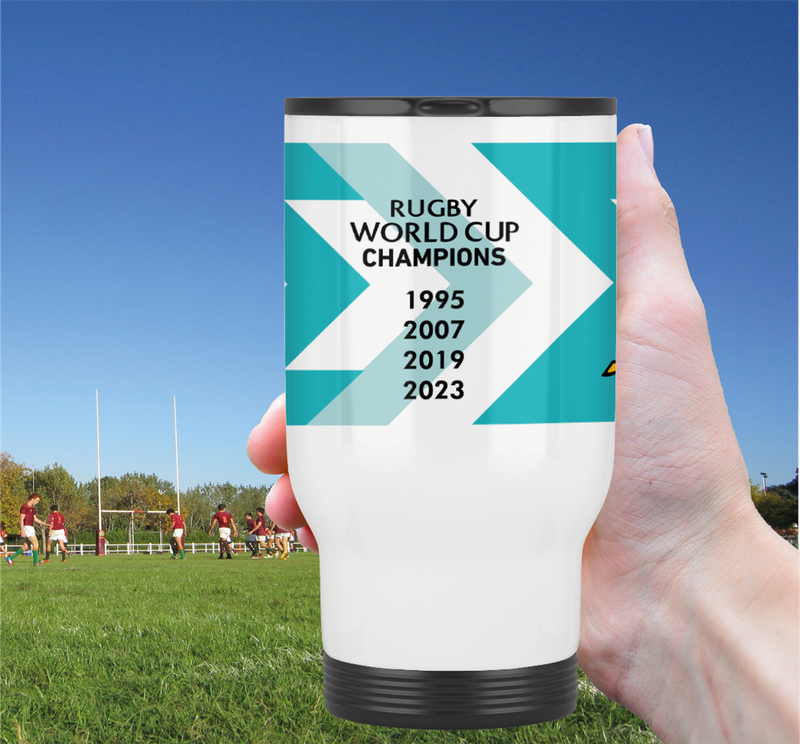 SPRINGBOKS Rugby Travel Mug - RWC WHITE Jersey
