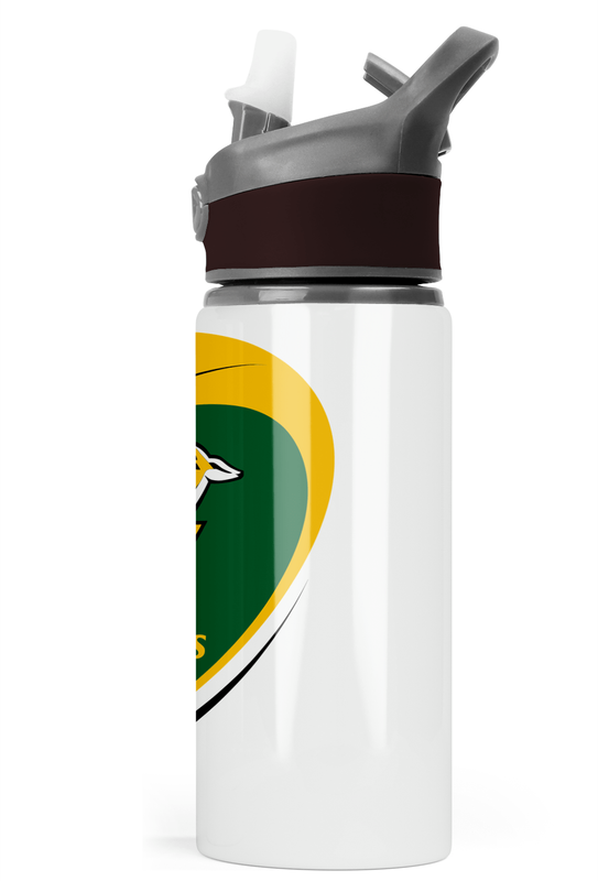 SPRINGBOKS Rugby RWC CHAMPIONS Flip Top Spout Sports Water Bottle