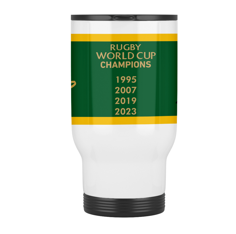 SPRINGBOKS Rugby RWC CHAMPIONS Travel Mug