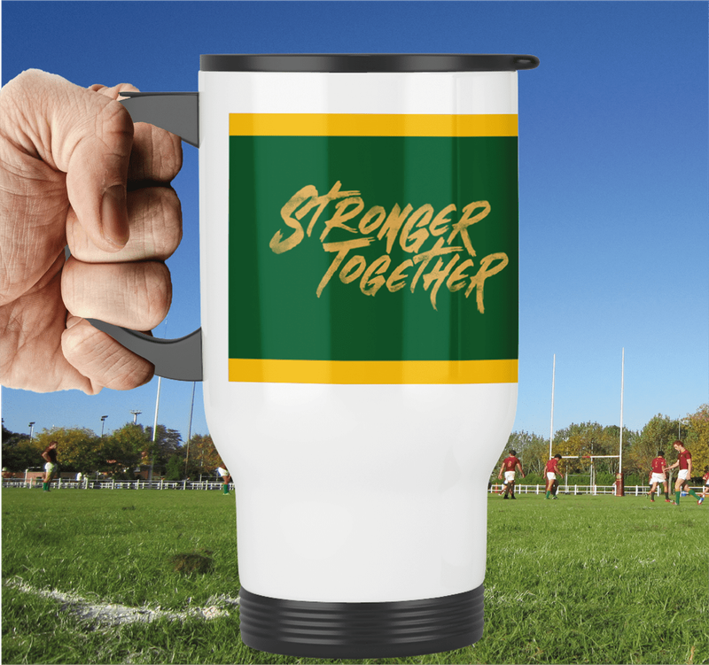 SPRINGBOKS Rugby RWC CHAMPIONS Travel Mug