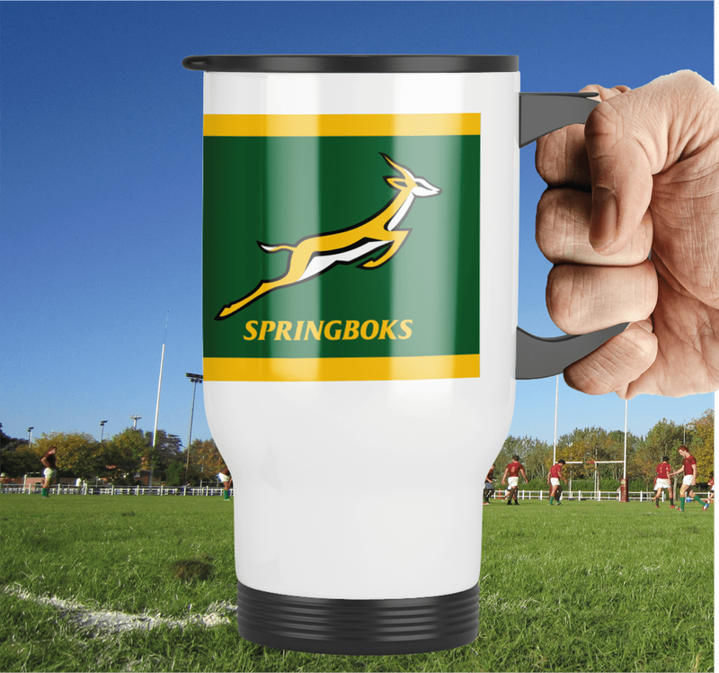 SPRINGBOKS Rugby RWC CHAMPIONS Travel Mug