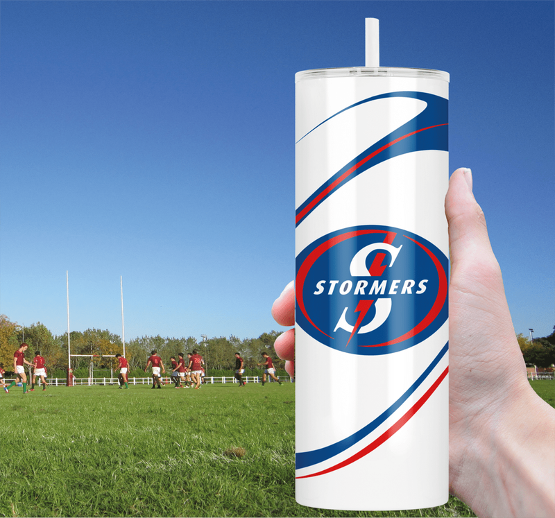 STORMERS Rugby Skinny Tumbler / Travel Mug 20 ozs
