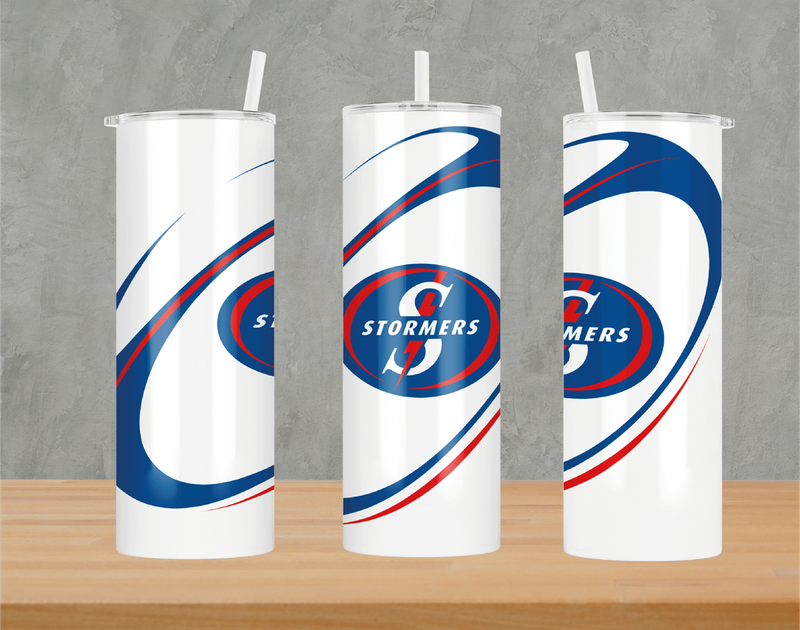 STORMERS Rugby Skinny Tumbler / Travel Mug 20 ozs