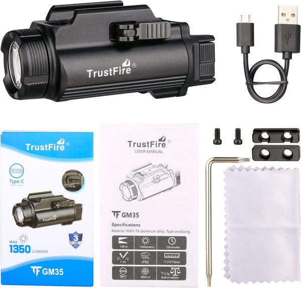 TrustFire GM35 Tactical Weapon Light  1350 Lumen