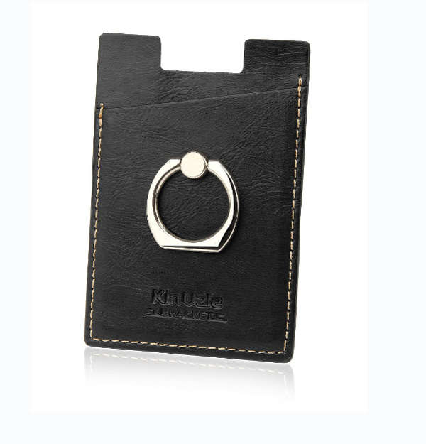 Adhesive Cellphone credit Card Holder Plus Ring Bracket