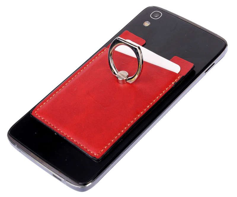 Adhesive Cellphone credit Card Holder Plus Ring Bracket