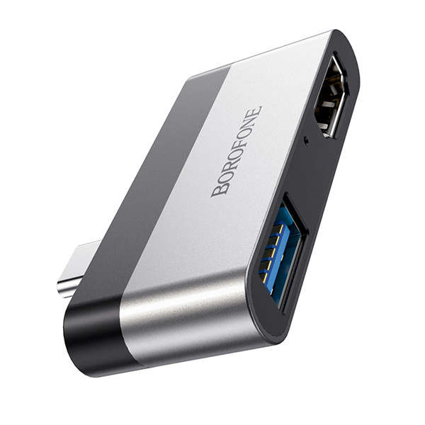 Borofone DH2 Adapter Type-C to HDMI + USB3.0