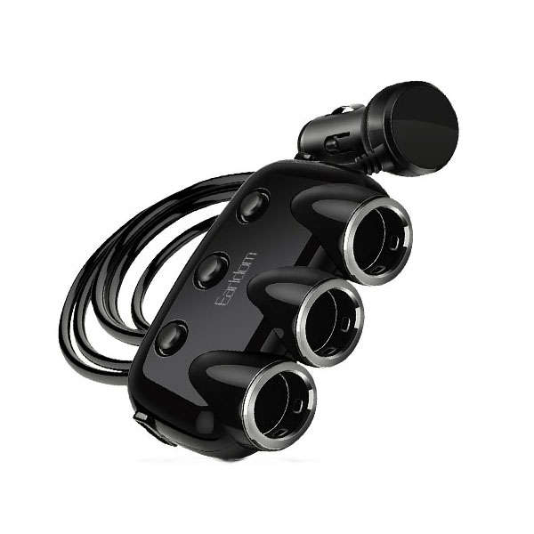 3 Port Vehicle Lighter Socket Charger with USB Ports
