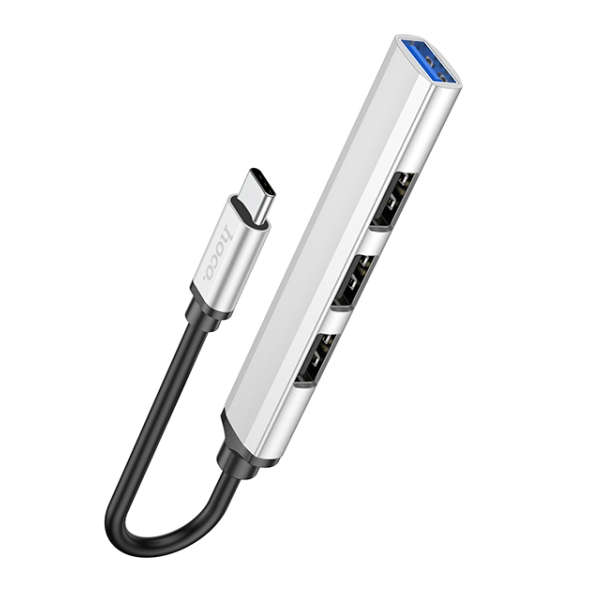 Hoco 4 Port USB Hub : TYPE-C