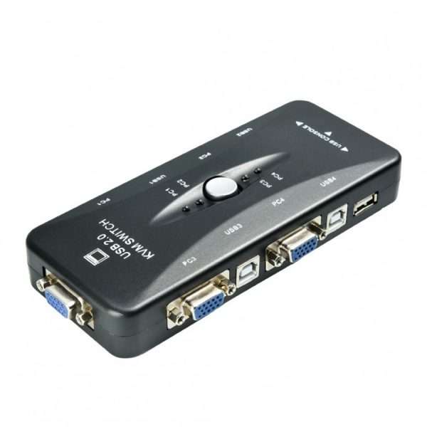 4 Port USB KVM Switch