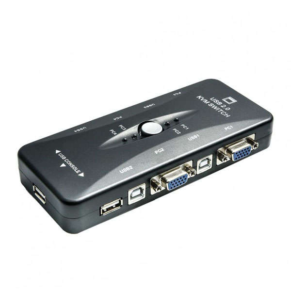4 Port USB KVM Switch