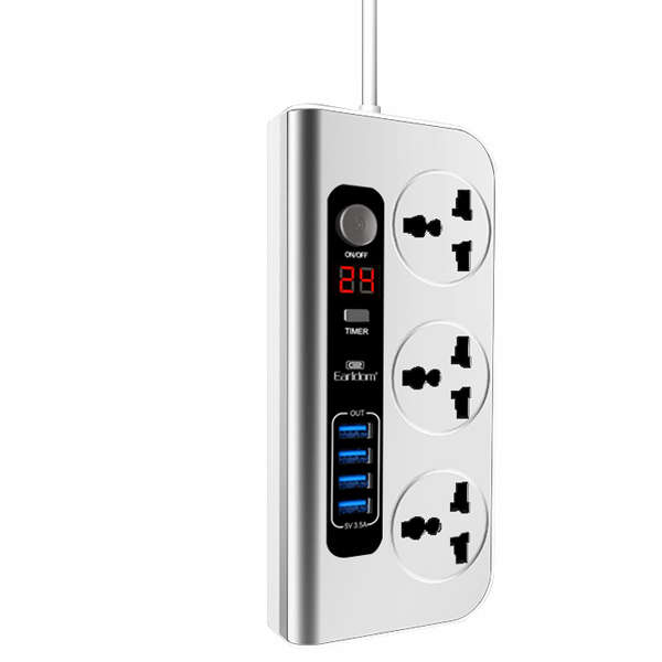 Earldom Multi-Functional Socket Adapter with USB