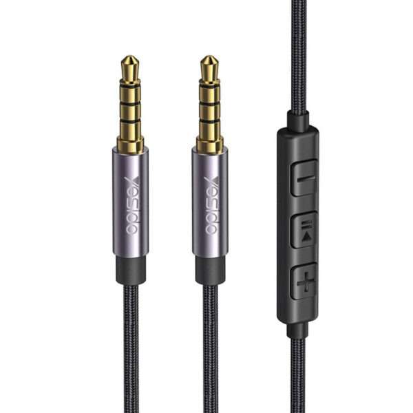 Yesido 3.5mm Male to Male Audio Cable with Volume Control