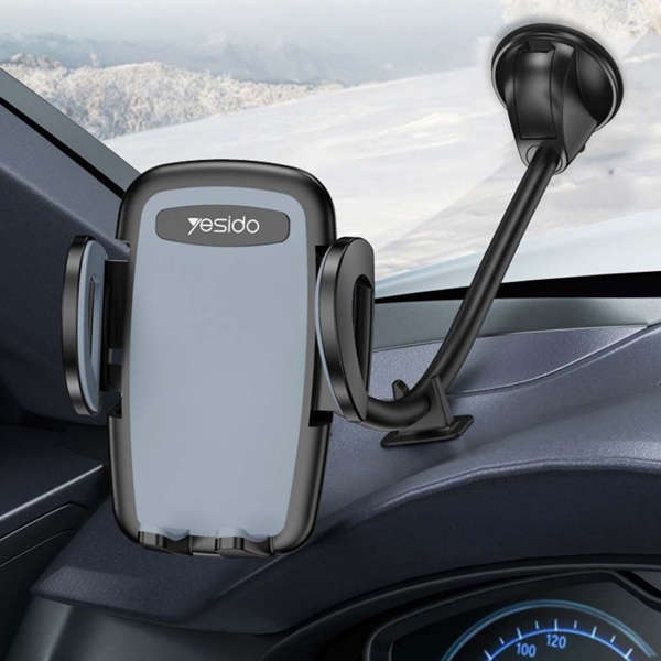 Yesido Windscreen Suction Gooseneck Cellphone Holder