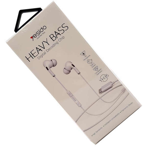 Yesido In-Ear TYPE-C Earphones with Microphone