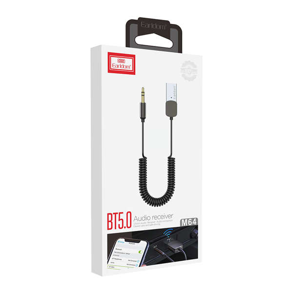 Earldom 3.5mm AUX BT5.0 Wireless Music Receiver For Car Audio