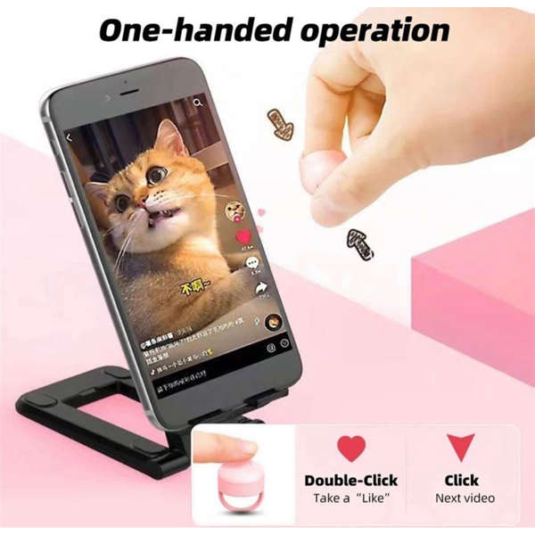 Bluetooth Fingertip Video Controller Clicker for Tik Tok