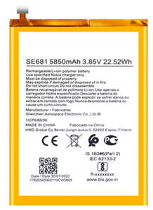 Generic Battery for Nokia C30 : SE681