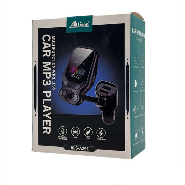 Allison Bluetooth, Hand Free FM Car Kit, Charger