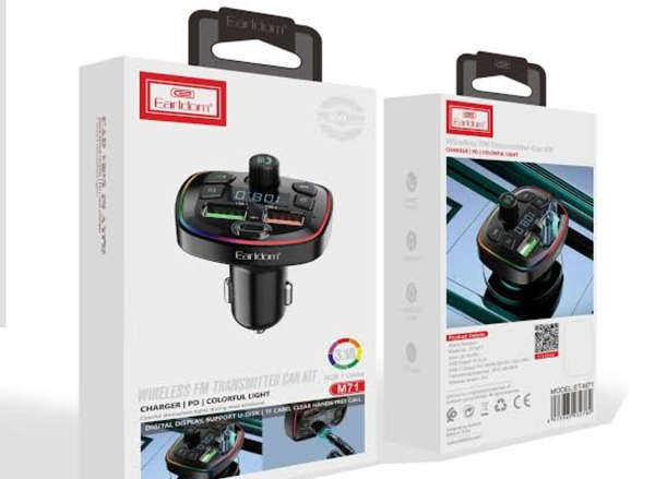 Earldom M71 Bluetooth FM Modulator, Hands Free