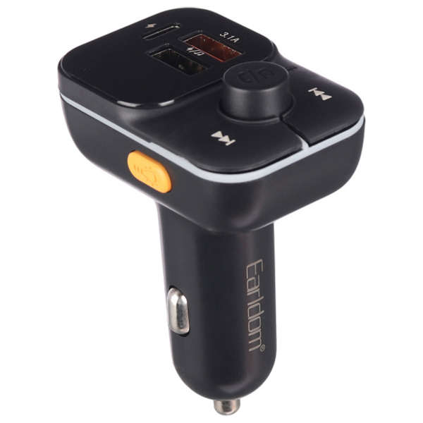 Earldom Wireless Fm Car Kit, Car Charger, Music Player ET-M81