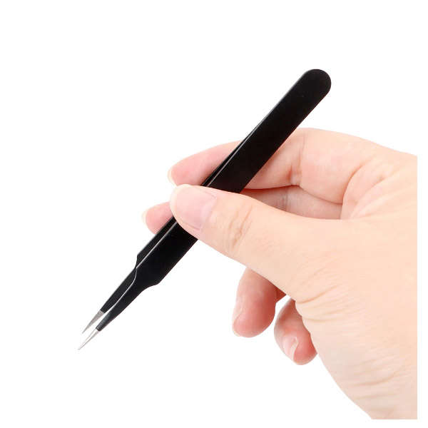 Anti-Static Tweezers Set for Cellphone, Electronic Repair - 10 Piece