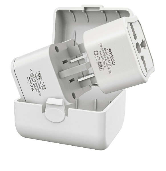 Yesido Wall World Travel International Travel Plug, Adapter