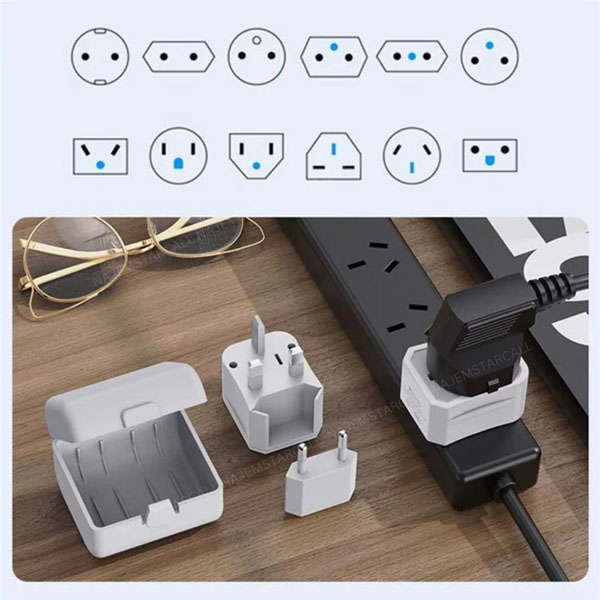 Yesido Wall World Travel International Travel Plug, Adapter