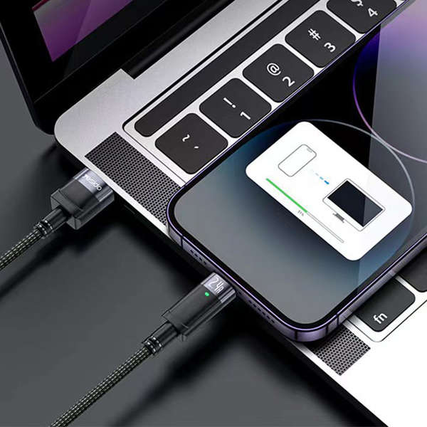 Yesido Auto Power Off Lightning Cable