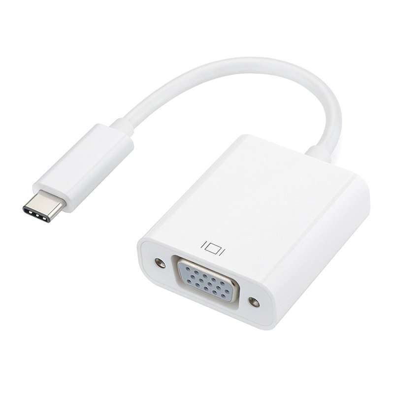 Gizzu 1080P Type-C to VGA Adapter Poly