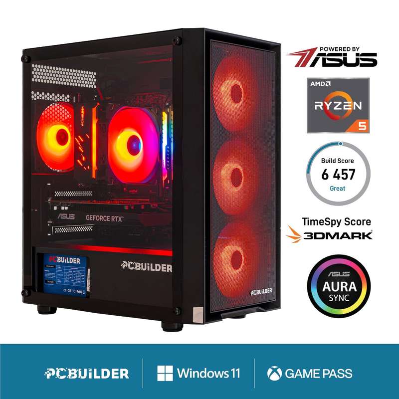 PCBuilder Ryzen 5 5600X SENTINEL Windows 11 Gaming PC