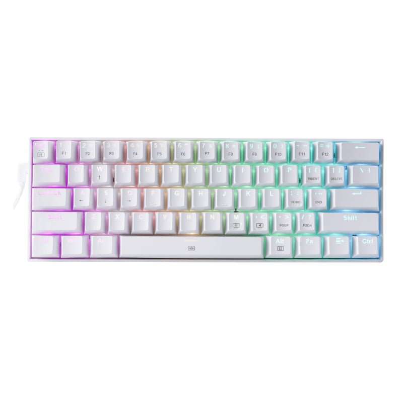 REDRAGON DRAGONBORN Wired Mechanical Keyboard RGB67Key Design - White