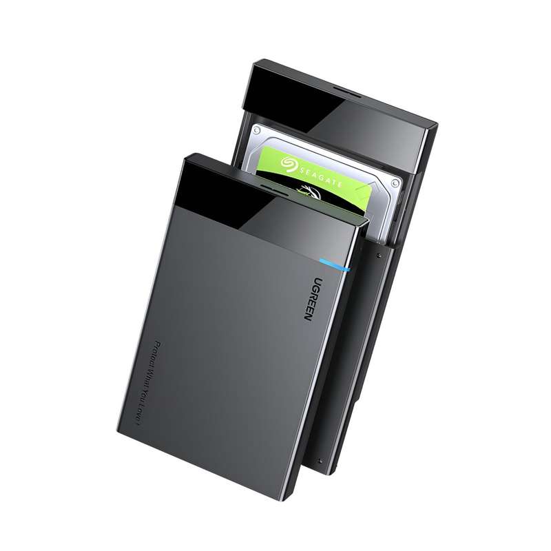 UGREEN USB 3.0 to 2.5 SATA Hard Drive Enclosure (Non-Detachable Cable)