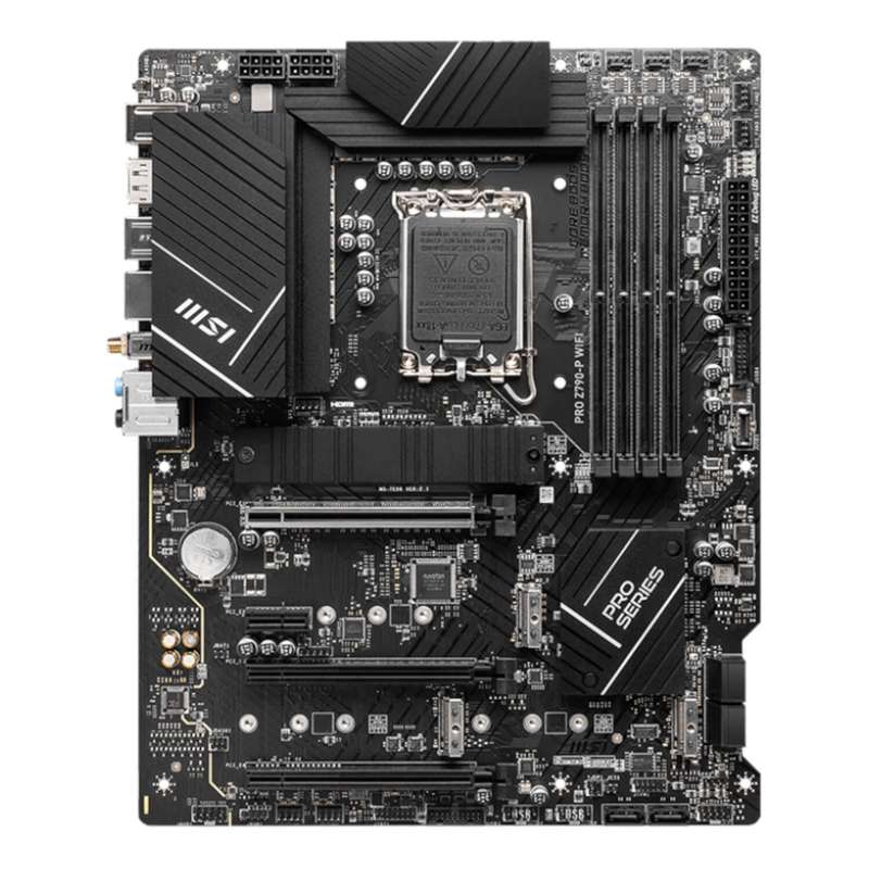 MSI PRO Z790-P WIFI Motherboard  Intel Z790, Wi-Fi 6E, DDR5, ATX