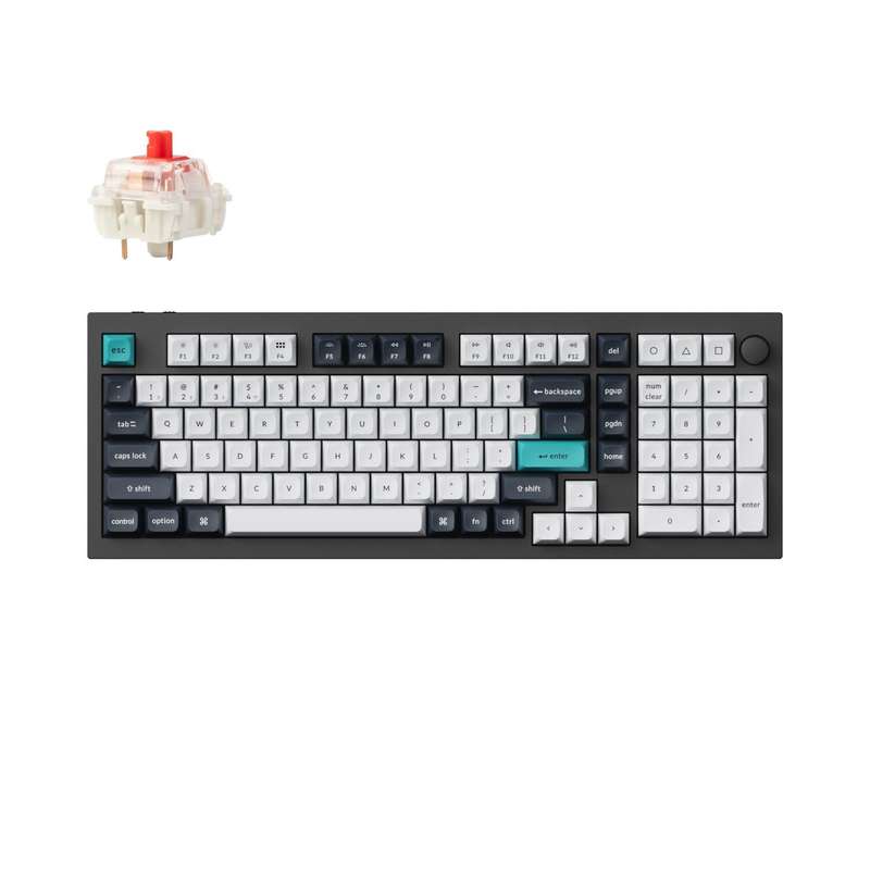 Keychron Q5M-M1 QMK/VIA Wireless Custom Keyboard - Black