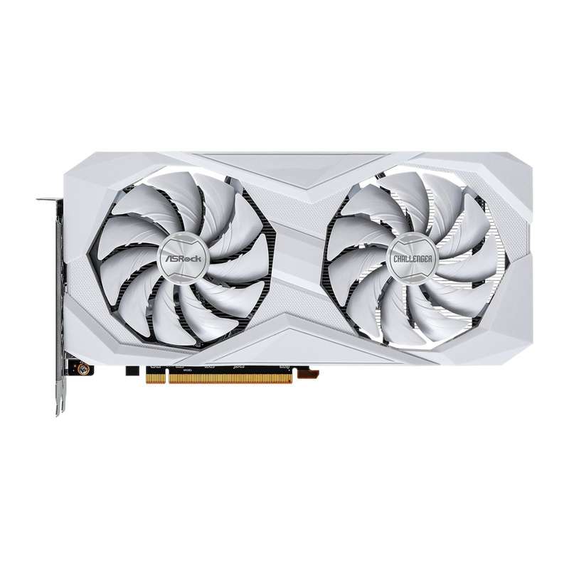 ASRock Radeon RX6600 Challenger D 8G GDDR6 128-BIT Graphics Card - White