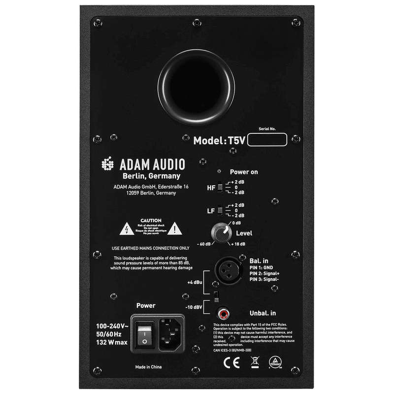 Adam Audio T5V T-Series Active Nearfield Studio Monitors (Pair)