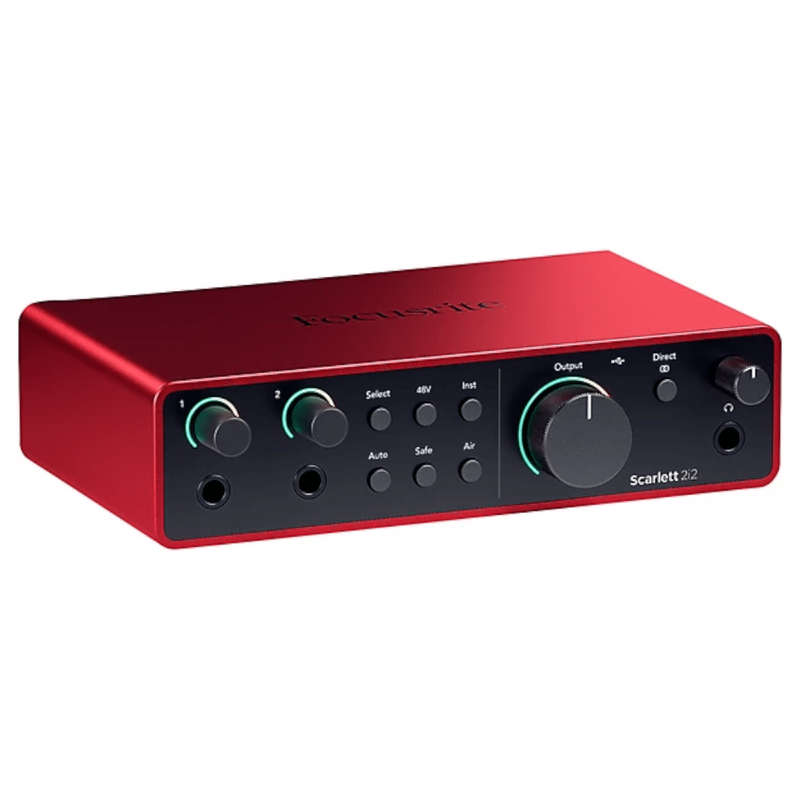Focusrite Scarlett 2i2 4th Gen USB Audio Interface