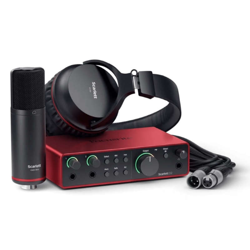 Focusrite Scarlett 2i2 Studio 4th Gen Recording Bundle