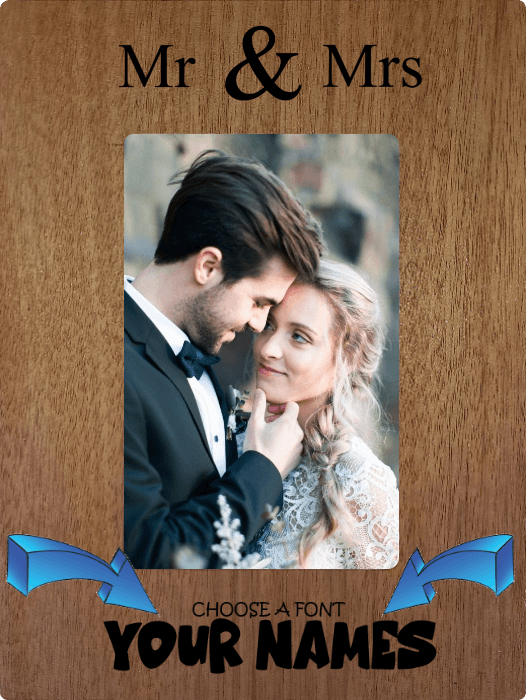 Mr & Mrs Personalized Frame