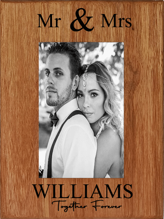 Mr & Mrs Personalized Frame