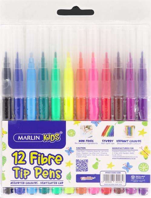 Marlin Kids Fibre Tip Koki Colour Pens