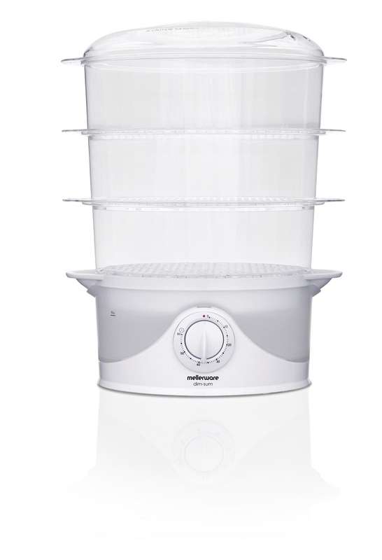 Mellerware - 9 Litre 3 Tier Food Steamer
