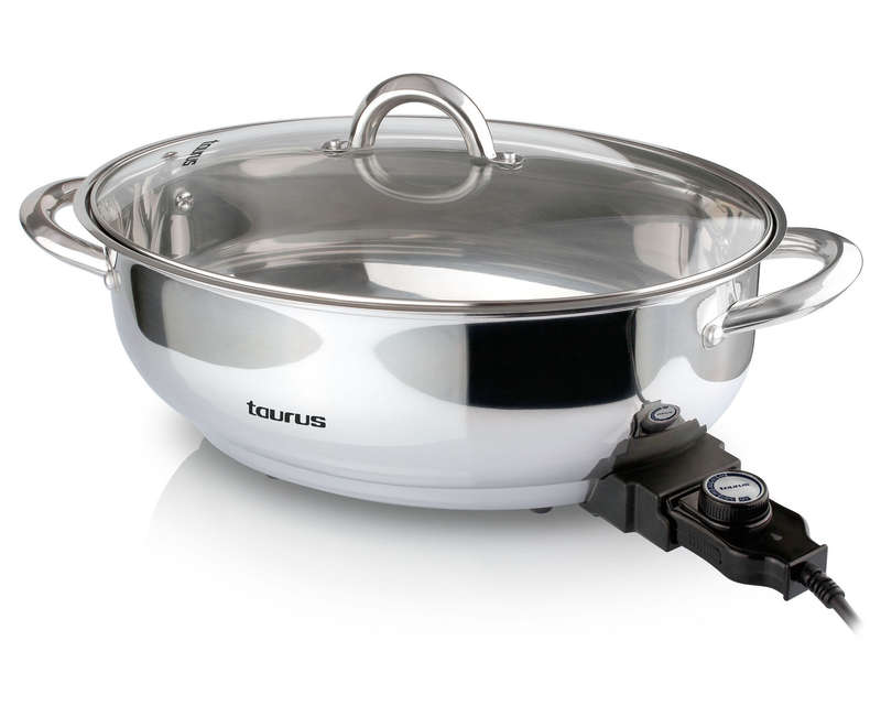 Taurus - 1800W Inox Torrat Electric Roasting Skillet